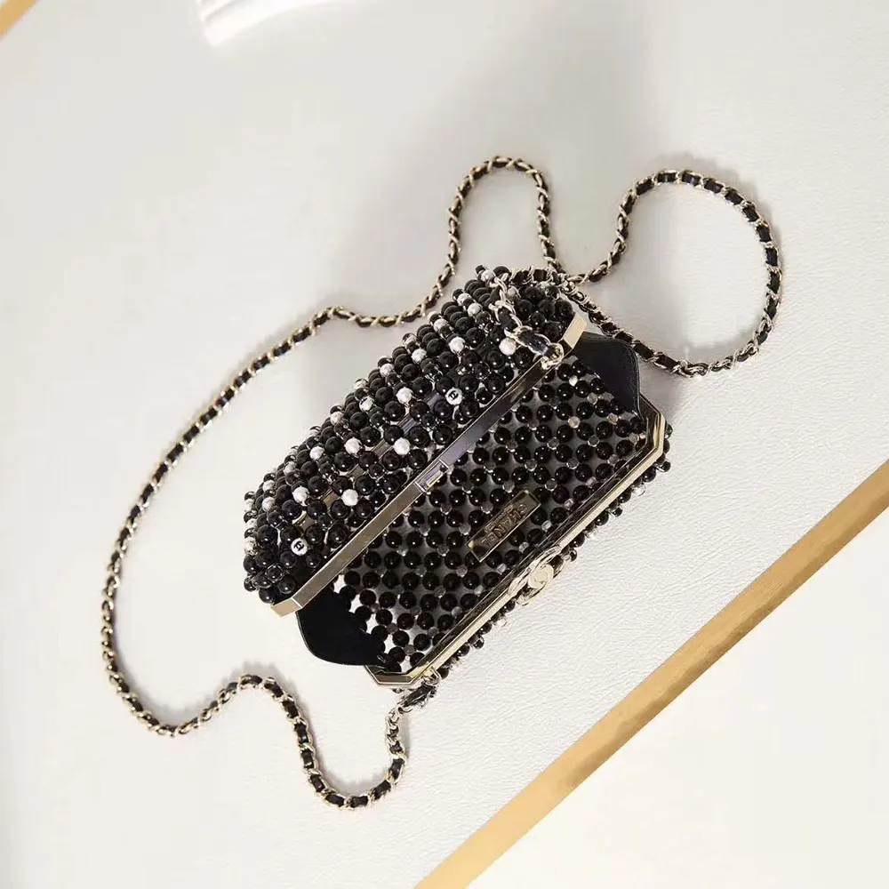 Chanel Women Evening Bag Gold-Tone Metal - 图片 5