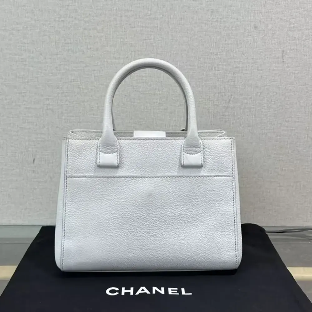 Chanel Women Grained Calfskin Mini Neo Executive Tote-White - 图片 2
