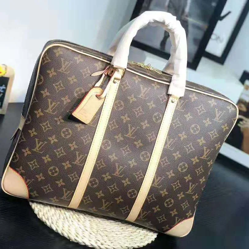 Louis Vuitton LV Men Porte-Documents Voyage in Monogram Canvas-Sandy - الصورة 6