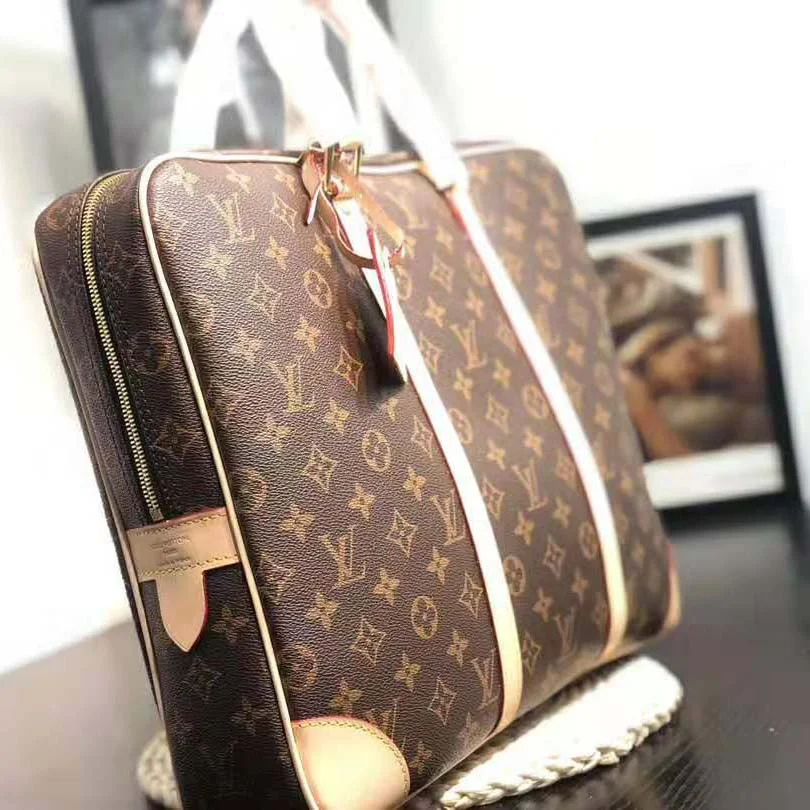 Louis Vuitton LV Men Porte-Documents Voyage in Monogram Canvas-Sandy - الصورة 9