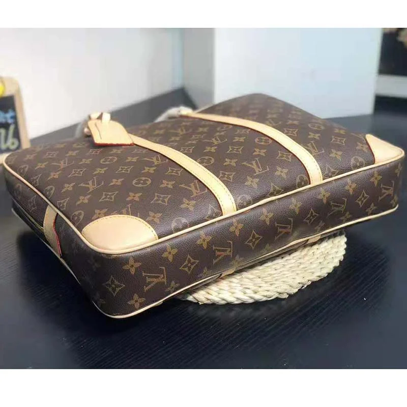 Louis Vuitton LV Men Porte-Documents Voyage in Monogram Canvas-Sandy - الصورة 4